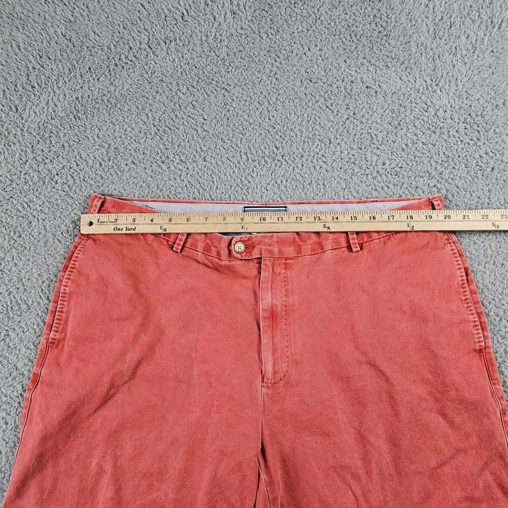 Peter Millar Shorts Mens 40 Salmon Pink Pima Cotton Casual Golf 8
